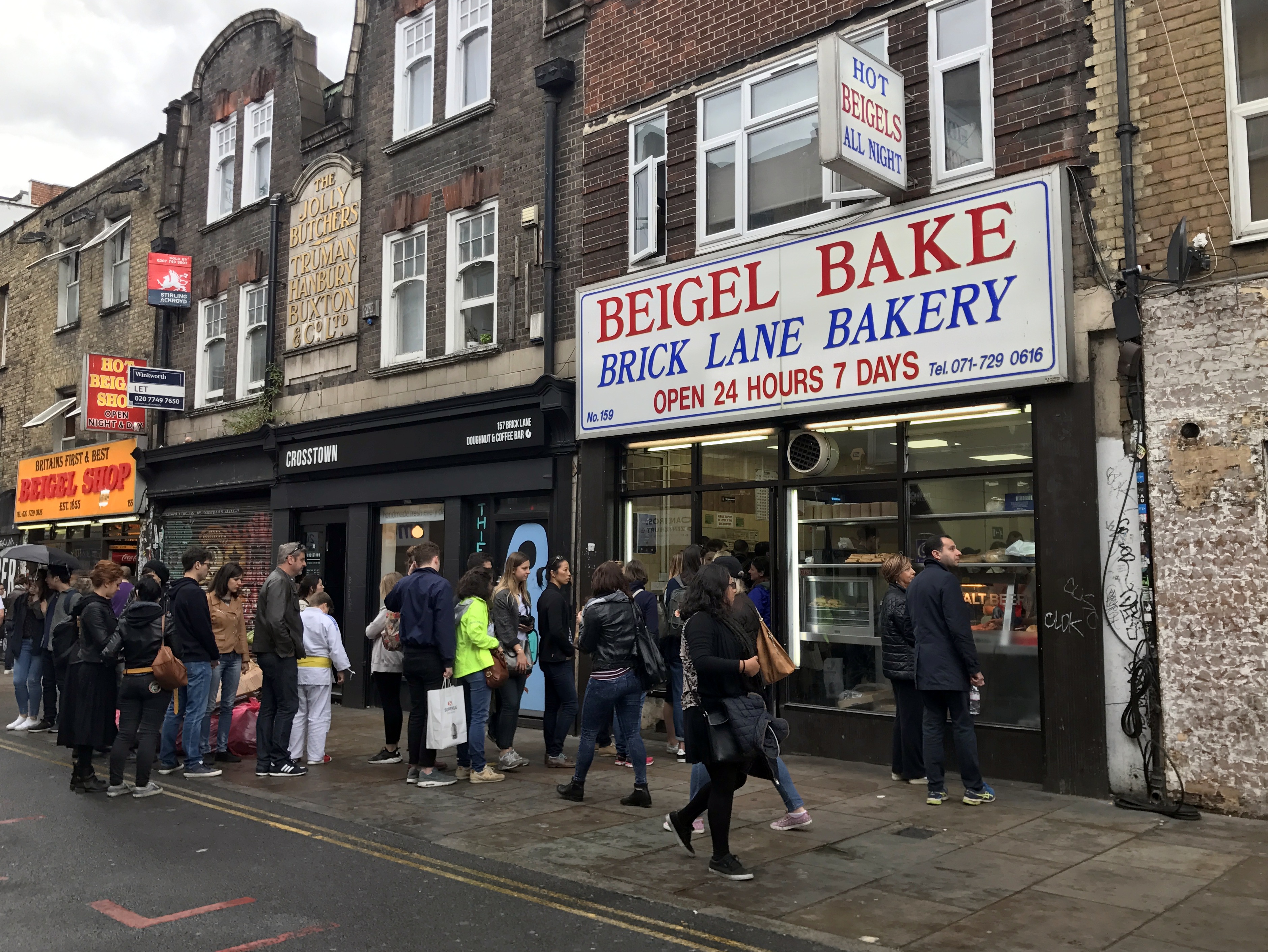Beigel Bake, 159 Brick Lane — 24/7 bakery
